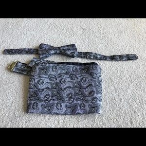 Christian Dior bow & cumberbund set